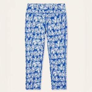 Lilly Pulitzer Luxletic Weekender Cropped Leggings Elephant Get Trunky XL